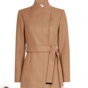 Ted Baker Camel Wrap Coat -  Size L